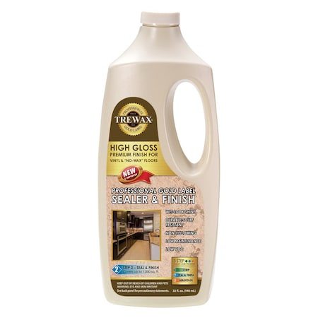 Trewax Trewax Gold Label High Gloss Sealer Wax Liquid 32 oz 887135027